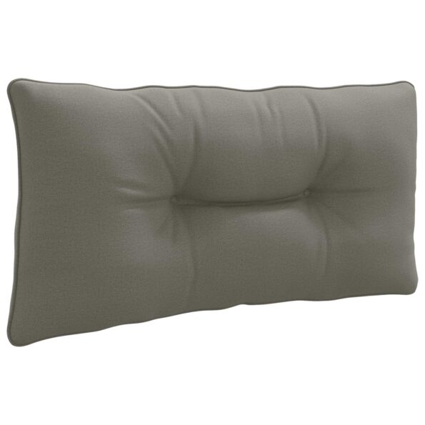 vidaXL Vankúš na chrbát PUTTEN 100% polyester Sivá 80 x 40 x 10 cm – Obrázok 2