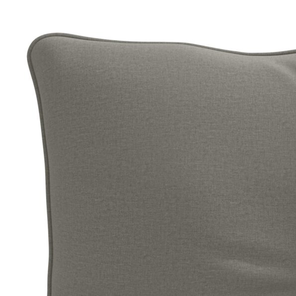 vidaXL Vankúš na chrbát PUTTEN 100% polyester Sivá 80 x 40 x 10 cm – Obrázok 6