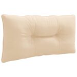 vidaXL Vankúš na chrbát PUTTEN 100% polyester Krémová 80 x 40 x 10 cm – Obrázok 2