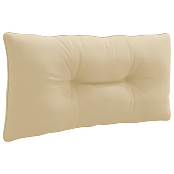 vidaXL Vankúš na chrbát PUTTEN 100% polyester Béžová 80 x 40 x 10 cm – Obrázok 2