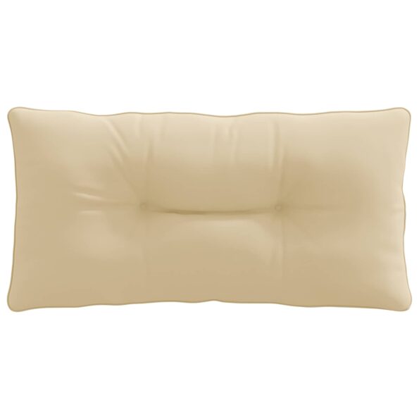 vidaXL Vankúš na chrbát PUTTEN 100% polyester Béžová 80 x 40 x 10 cm – Obrázok 4