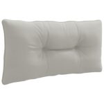 vidaXL Vankúš na chrbát PUTTEN 100% polyester Sivá 80 x 40 x 10 cm – Obrázok 2