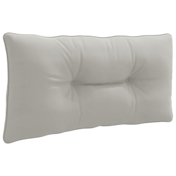 vidaXL Vankúš na chrbát PUTTEN 100% polyester Sivá 80 x 40 x 10 cm – Obrázok 2