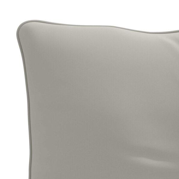vidaXL Vankúš na chrbát PUTTEN 100% polyester Sivá 80 x 40 x 10 cm – Obrázok 6