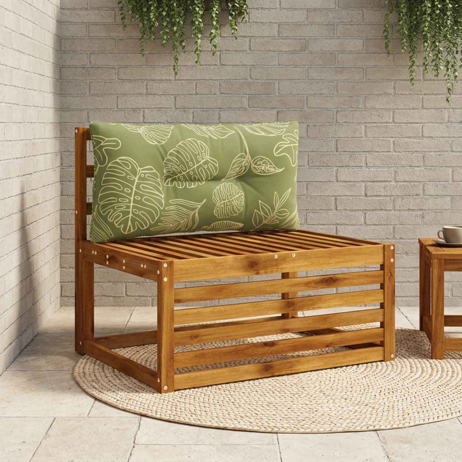 947188_1.jpg vidaXL Vankúš na chrbát PUTTEN 100% polyester Design s listami – Obrázok 1