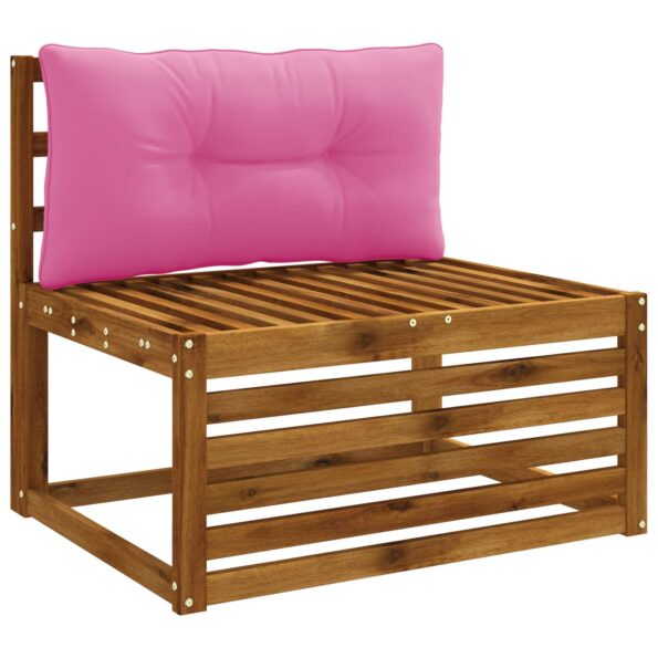 vidaXL Vankúš na chrbát PUTTEN 100% polyester Ružová 80 x 40 x 10 cm – Obrázok 3