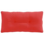 vidaXL Vankúš na chrbát PUTTEN 100% polyester Červená 80 x 40 x 10 cm – Obrázok 4