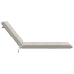 vidaXL Vankúš na ležadlo GEMERT 100% polyester Biela 190 x 50 x 9 cm – Obrázok 5
