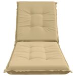 vidaXL Vankúš na ležadlo GEMERT 100% polyester Béžová 190 x 50 x 9 cm – Obrázok 4
