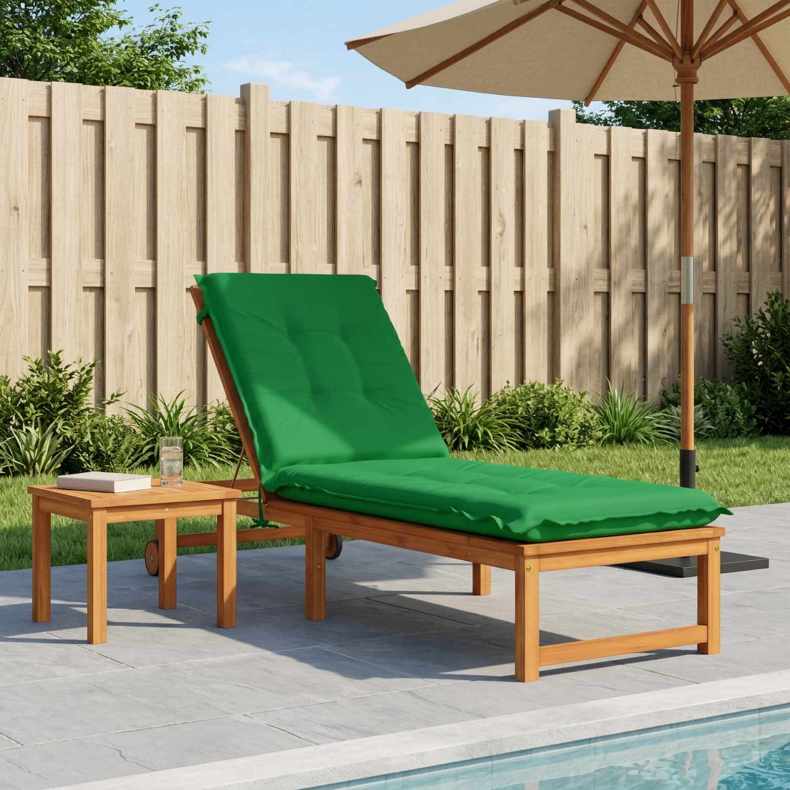 947360_1.jpg vidaXL Vankúš na ležadlo GEMERT 100% polyester Zelená 190 x 50 x 9 cm – Obrázok 1