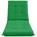 vidaXL Vankúš na ležadlo GEMERT 100% polyester Zelená 190 x 50 x 9 cm – Obrázok 4