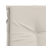 vidaXL Vankúš na ležadlo GEMERT 100% polyester Biela 190 x 60 x 9 cm – Obrázok 6
