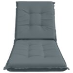 vidaXL Vankúš na ležadlo GEMERT 100% polyester Modrá 190 x 60 x 9 cm – Obrázok 4