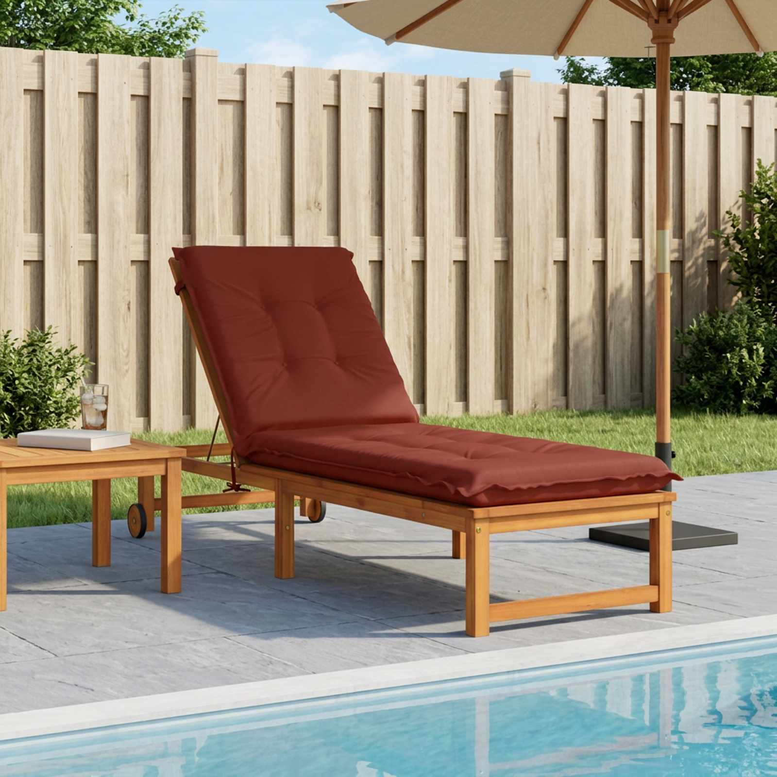 947377_1.jpg vidaXL Vankúš na ležadlo GEMERT 100% polyester Červená 190 x 60 x 9 cm – Obrázok 1
