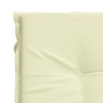 vidaXL Vankúš na ležadlo GEMERT 100% polyester Krémová 190 x 60 x 9 cm – Obrázok 6