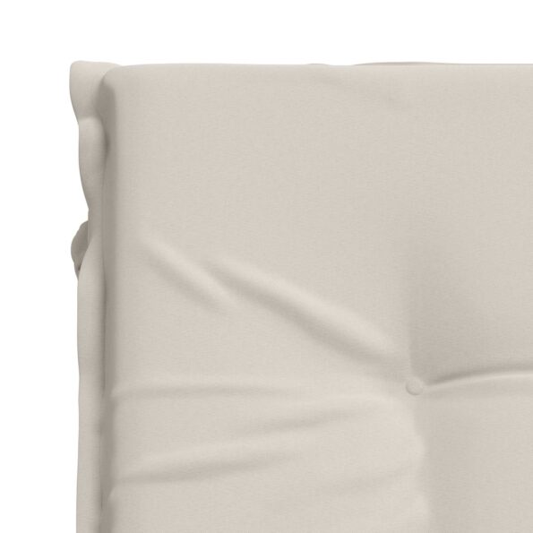 vidaXL Vankúš na ležadlo GEMERT 100% polyester Biela 190 x 70 x 9 cm – Obrázok 6