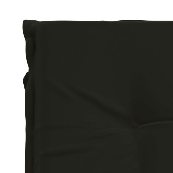 vidaXL Vankúš na ležadlo GEMERT 100% polyester Čierna 190 x 70 x 9 cm – Obrázok 6