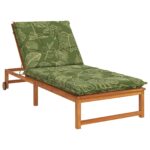 vidaXL Vankúš na ležadlo GEMERT 100% polyester Design s listami – Obrázok 3