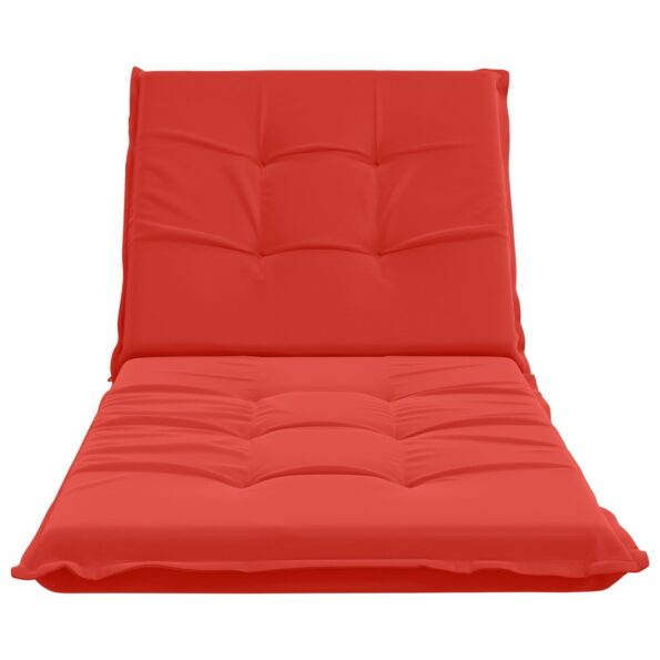 vidaXL Vankúš na ležadlo GEMERT 100% polyester Červená 190 x 70 x 9 cm – Obrázok 4