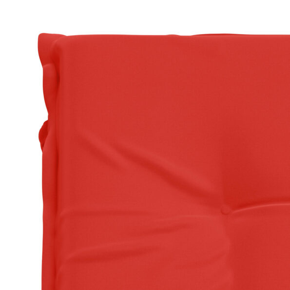vidaXL Vankúš na ležadlo GEMERT 100% polyester Červená 190 x 70 x 9 cm – Obrázok 6