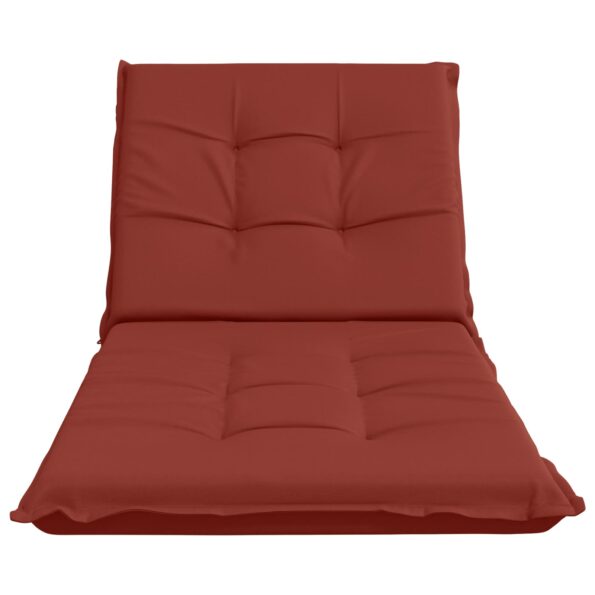vidaXL Vankúš na ležadlo GEMERT 100% polyester Červená 190 x 80 x 9 cm – Obrázok 4