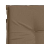 vidaXL Vankúš na ležadlo GEMERT 100% polyester Sivohnedá – Obrázok 6