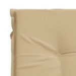 vidaXL Vankúš na ležadlo GEMERT 100% polyester Béžová 190 x 90 x 9 cm – Obrázok 6