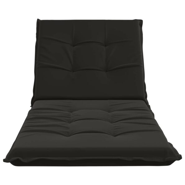 vidaXL Vankúš na ležadlo GEMERT 100% polyester Čierna 190 x 90 x 9 cm – Obrázok 4