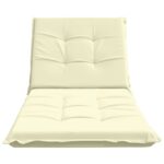 vidaXL Vankúš na ležadlo GEMERT 100% polyester Krémová 190 x 90 x 9 cm – Obrázok 4
