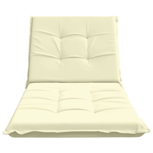 vidaXL Vankúš na ležadlo GEMERT 100% polyester Krémová 190 x 90 x 9 cm – Obrázok 4