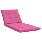 vidaXL Vankúš na ležadlo GEMERT 100% polyester Ružová 190 x 90 x 9 cm – Obrázok 2
