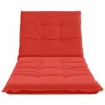 vidaXL Vankúš na ležadlo GEMERT 100% polyester Červená 190 x 90 x 9 cm – Obrázok 4