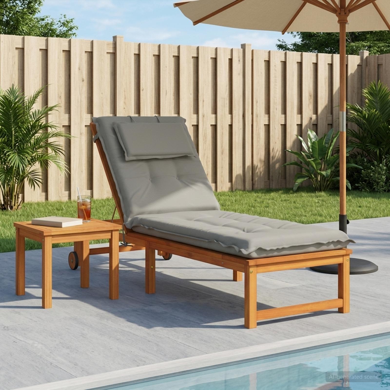 947504_1.jpg vidaXL Vankúš na ležadlo GEMERT 100% polyester Sivá 190 x 50 x 9 cm – Obrázok 1
