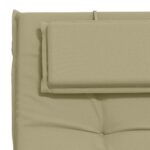 vidaXL Vankúš na ležadlo GEMERT 100% polyester Svetlo zelená – Obrázok 6