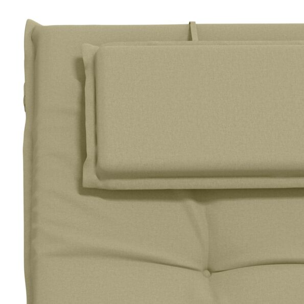 vidaXL Vankúš na ležadlo GEMERT 100% polyester Svetlo zelená – Obrázok 6