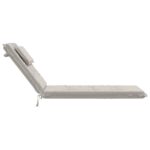 vidaXL Vankúš na ležadlo GEMERT 100% polyester Biela 190 x 60 x 9 cm – Obrázok 5