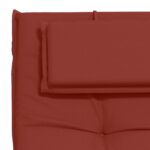 vidaXL Vankúš na ležadlo GEMERT 100% polyester Červená 190 x 60 x 9 cm – Obrázok 6