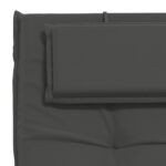 vidaXL Vankúš na ležadlo GEMERT 100% polyester Antracitová – Obrázok 6