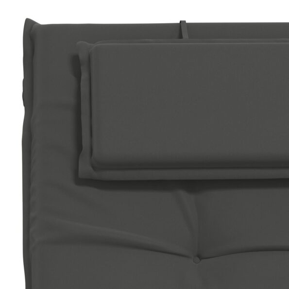 vidaXL Vankúš na ležadlo GEMERT 100% polyester Antracitová – Obrázok 6