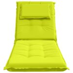 vidaXL Vankúš na ležadlo GEMERT 100% polyester Žiarivá zelená – Obrázok 4
