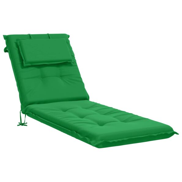 vidaXL Vankúš na ležadlo GEMERT 100% polyester Zelená 190 x 60 x 9 cm – Obrázok 2