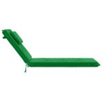 vidaXL Vankúš na ležadlo GEMERT 100% polyester Zelená 190 x 60 x 9 cm – Obrázok 5