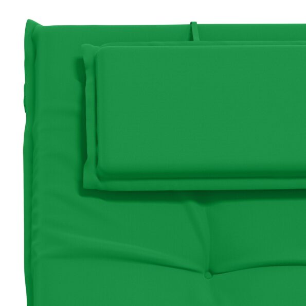 vidaXL Vankúš na ležadlo GEMERT 100% polyester Zelená 190 x 60 x 9 cm – Obrázok 6