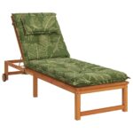 vidaXL Vankúš na ležadlo GEMERT 100% polyester Design s listami – Obrázok 3