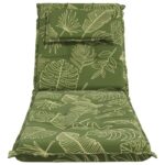 vidaXL Vankúš na ležadlo GEMERT 100% polyester Design s listami – Obrázok 4