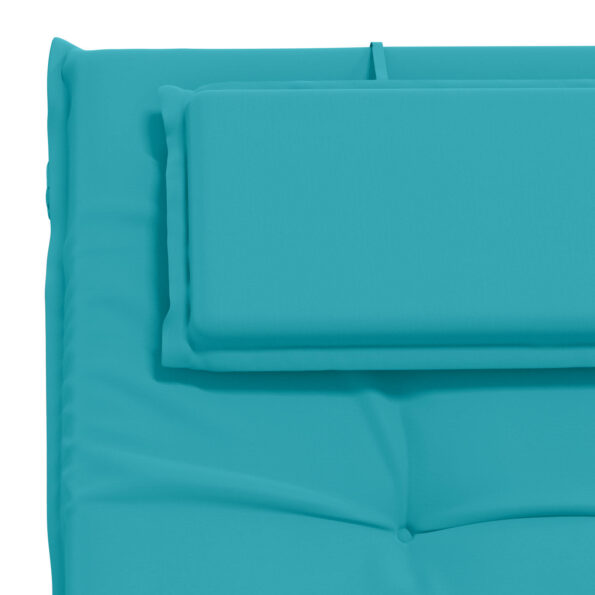 vidaXL Vankúš na ležadlo GEMERT 100% polyester Tyrkysová – Obrázok 6