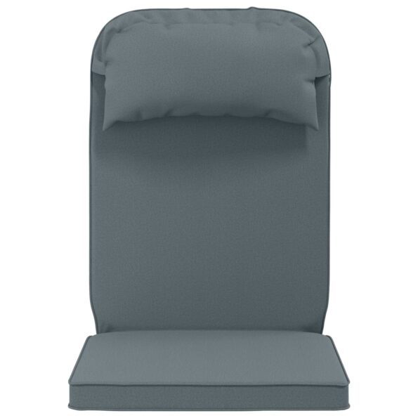 vidaXL Vankúš na slnečné ležadlo 100% polyester Modrá 55 x 124 x 5 cm – Obrázok 4