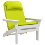 vidaXL Vankúš na slnečné ležadlo 100% polyester Žiarivá zelená – Obrázok 3