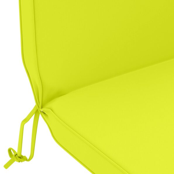 vidaXL Vankúš na slnečné ležadlo 100% polyester Žiarivá zelená – Obrázok 6