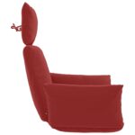 vidaXL Adirondack vankúš PUTTEN 100% polyester Víno červené – Obrázok 5